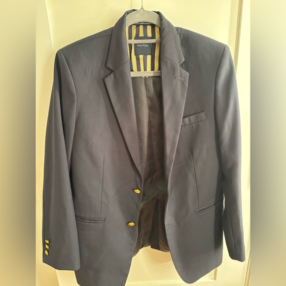 Nautical Navy Blazer Size 18 - Picture 1 of 8